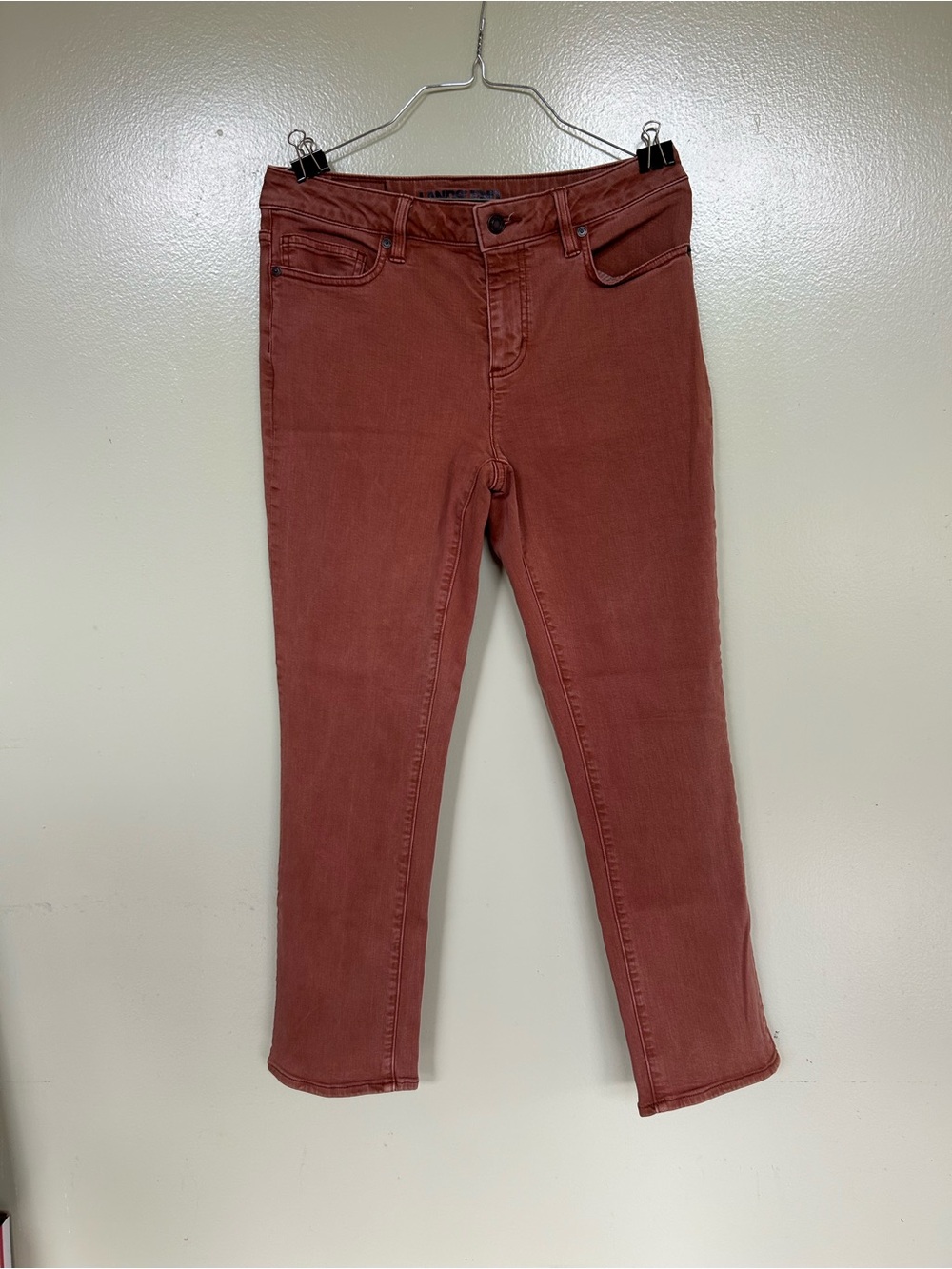 Lands' End Women's Rust Slim Ankle Jeans